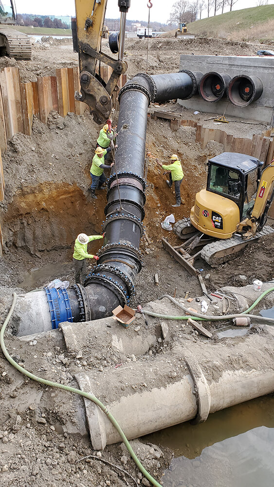 Underground Utilities Construction - Interceptor Sewer for the Dayton International Airport